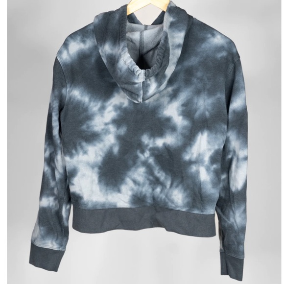 Ladies Champion Blue Tie-Dye Hoodie - Picture 2 of 2